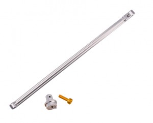 ALUMINUM 7075 CENTRE BRACE BAR BODY POST MOUNT AR330230 FOR RC ARRMA 1/8 TYPHON 6S BLX BUGGY - RS-AR330230A/SI