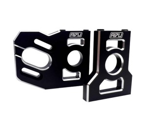 ALUMINUM 7075 MOTOR MOUNT TLR241067 FOR LOSI 1/6 RC SUPER LASERNUT 1/8 8XE 8XTE BUGGY - RS-TLR241067/BK