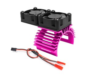 ALUMINUM DUAL HEATSINK COOLING FAN MOUNT 61.5 x 30mm  For FOR 540 550 3650 3660 MOTOR - RS-HSFAN6030/PK