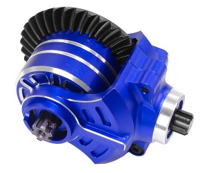 ALUMINUM Diff CASE W. STEEL RING GEAR 35T & PINION GEAR 14T YOKE SET  ARA310956 FOR 1/10 ARRMA BIG ROCK GRANITE KRATON SENTON VORTEKS 1/8 TYPHON 3S 4S - BLUE - RS-ARA310956/3514A/BU
