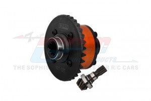 GPM TXM1211F 4140 MEDIUM CARBON STEEL 7075 ALLOY FRONT COMPLETE DIFFERENTIAL 7880 7790 FOR TRAXXAS 1/5 X-MAXX 6S 8S 1/6 XRT 8S MONSTER - TXM1211F-OR