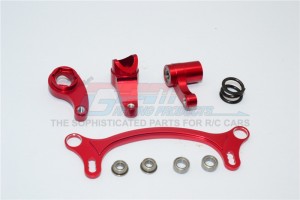 GPM EX048 ALLOY STEERING ASSEMBLY 1/10 RC AXIAL EXO TERRA BUGGY - Red - EX048-R