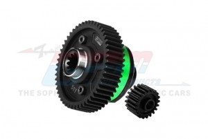 GPM TXM5111 4140 MEDIUM CARBON STEEL 7075 ALLOY CENTER COMPLETE DIFFERENTIAL 7796 FOR TRAXXAS 1/5 X-MAXX 6S 8S 1/6 XRT 8S MONSTER - GREEN - TXM5111-G