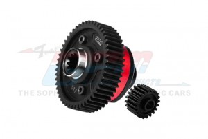 GPM TXM5111 4140 MEDIUM CARBON STEEL 7075 ALLOY CENTER COMPLETE DIFFERENTIAL 7796 FOR TRAXXAS 1/5 X-MAXX 6S 8S 1/6 XRT 8S MONSTER - RED - TXM5111-R
