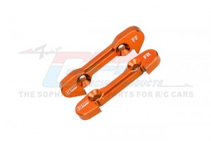 GPM LUX008 7075 ALLOY FRONT LOWER SUSPENSION MOUNT LOS254074 LOS254075 FOR LOSI 1/6 8IGHT-X LOSI 1/8 8XE 8XTE Truggy Buggy - ORANGE - LUX008-OR