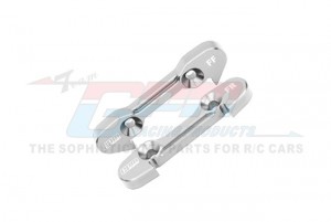 GPM LUX008 7075 ALLOY FRONT LOWER SUSPENSION MOUNT LOS254074 LOS254075 FOR LOSI 1/6 8IGHT-X LOSI 1/8 8XE 8XTE Truggy Buggy - SILVER - LUX008-S