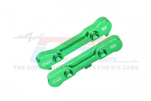 GPM LUX008 7075 ALLOY FRONT LOWER SUSPENSION MOUNT LOS254074 LOS254075 FOR LOSI 1/6 8IGHT-X LOSI 1/8 8XE 8XTE Truggy Buggy - GREEN - LUX009-G