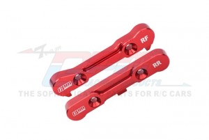 GPM LUX008 7075 ALLOY FRONT LOWER SUSPENSION MOUNT LOS254074 LOS254075 FOR LOSI 1/6 8IGHT-X LOSI 1/8 8XE 8XTE Truggy Buggy - RED - LUX009-R