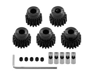 HARD STEEL M0.8 32 PITCH MOTOR PINION SET FOR 1/8 1/10 RC TOURING CAR BUGGY CRAWLER SHORT COURSE - RS-M0832P1620T