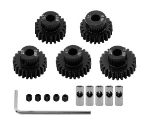 HARD STEEL M0.8 32 PITCH MOTOR PINION SET FOR 1/8 1/10 RC TOURING CAR BUGGY CRAWLER SHORT COURSE - RS-M0832P2125T