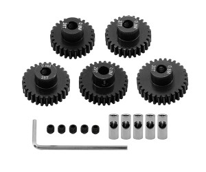 HARD STEEL M0.8 32 PITCH MOTOR PINION SET FOR 1/8 1/10 RC TOURING CAR BUGGY CRAWLER SHORT COURSE - RS-M0832P2630T