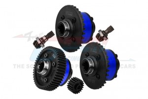 GPM TXM1251 4140 MEDIUM CARBON STEEL 7075 ALLOY FRONT & CENTER & REAR COMPLETE DIFFERENTIAL FOR TRAXXAS 1/5 X-MAXX 8S 1/6 XRT 8S MONSTER - TXM1251-B
