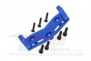 GPM LMT024L 1/5 SIZE STANDARD 7075 ALLOY STEERING SERVO MOUNT PLATE LOS241036 FOR LOSI 1/8 1/10 LMT 4WD SOLID AXLE MONSTER TRUCK - BLUE - LMT024L-B