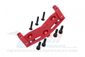 GPM LMT024L 1/5 SIZE STANDARD 7075 ALLOY STEERING SERVO MOUNT PLATE LOS241036 FOR LOSI 1/8 1/10 LMT 4WD SOLID AXLE MONSTER TRUCK - RED - LMT024L-R