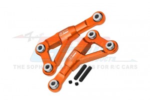 GPM TFM054 7075 ALLOY FRONT UPPER SUSPENSION ARMS 10533 FOR TRAXXAS 1/10 4-TEC DRIFT  REAR WHEEL DRIVE ON-ROAD DRIFT CAR 105237-4 - TFM054-OR