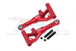 GPM TFM055 7075 ALLOY REAR UPPER SUSPENSION ARMS 10535 FOR TRAXXAS 1/10 4-TEC DRIFT  REAR WHEEL DRIVE ON-ROAD DRIFT CAR 105237-4 - TFM055-R