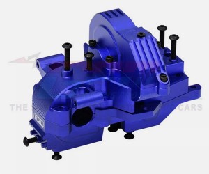 GPM TS013 ALUMINUM REAR BULKHEAD 8928 8987 FOR 1/8 MAXX SLASH 1/10 MAXX WIDE MAXX MONSTER - BLUE - TS013-B