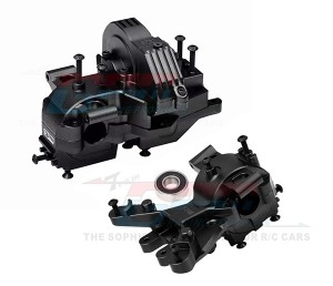 GPM TS01213 ALUMINUM FRONT & REAR BULKHEAD 8920 8928 8987 FOR 1/8 MAXX SLASH 1/10 MAXX WIDE MAXX MONSTER - TS01213-BK