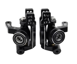 7075 ALUMINUM SPINDLE C-HUB SET TLR244042 LOS254077 FOR 1/6 LASERNUT 8XE 1/8 8X 8XE BUGGY - RS-TLR244042/BK