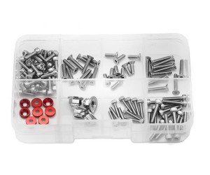 FULL SCREWS WASHER LOCK NUT BOX SET FOR 1/14 MOJAVE GROM 1/18 TYPHON GRANITE TRUCK - TS-MOJAVE18