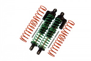 GPM TXM12170 ALUMINIUM FRONT/REAR ADJUSTABLE SPRING  SHOCKS TRAXXAS XMAXX - TXM12170-BK-G