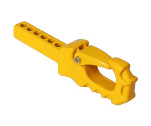 METAL HITCH TRAILER TOW HOOK FOR AXIAL RACING SCX10 CAPRA TRAXXAS TRX-4 TRX-6 CRAWLER TRUCK - RS-BTH03/YE