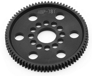 UNVERSIAL DERLIN 48 PICTCH SPUR GEAR 75T - 90T FOR 1/10 3RACING SAKURA D4 D5S XI SPORT ADVANCE S TOURING CAR - 78T - RS-SG4878T