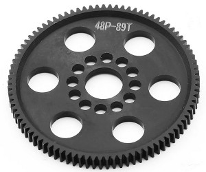 UNVERSIAL DERLIN 48 PICTCH SPUR GEAR 75T - 90T FOR 1/10 3RACING SAKURA D4 D5S XI SPORT ADVANCE S TOURING CAR - 89T - RS-SG4889T