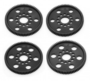 UNIVERSAL DERLIN 48 PITCH SPUR GEAR 75T - 90T FOR 1/10 3RACING SAKURA D4 D5S XI SPORT ADVANCE S TOURING CAR - RS-SG487780T
