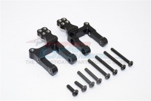 ALUMINIUM FRONT/REAR AXLE LINK MOUNT GMADE R1 ROCK BUGGY - GM013AF/R-BK