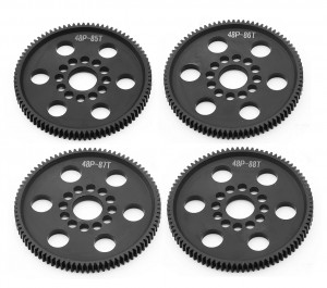 UNIVERSAL DERLIN 48 PITCH SPUR GEAR 75T - 90T FOR 1/10 3RACING SAKURA D4 D5S XI SPORT ADVANCE S TOURING CAR - RS-SG488588T