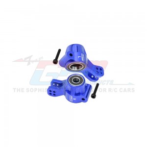 GPM MAK022-V1 7075 ALLOY REAR HUB LARGER INNER BEARINGS AR330404 FOR ARRMA 1/8 KRATON OUTCAST 1/7 BIG ROCK 6S BLX - BLUE - MAK022-V1-B