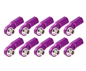 ALUMINUM M3 20mm TIE ROD BALL HEAD END FOR 1/10 RC TRAXXAS TRX-4 SCX10 TAMIYA CC-02 CRAWLER - RS-M320/PU