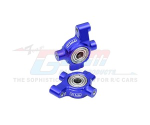 GPM TFM021 7075 ALLOY FRONT STEERING BLOCK LARGER INNER BEARING 10537 FOR TRAXXAS 1/10 4-TEC RC DRIFT CAR - BLUE - TFM021-B