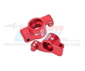 GPM LMB022 7075 ALLOY REAR HUBS LOS-1768 FOR LOSI 1/24 Micro-B 2WD Buggy LOS00007 - RED - LMB022-R