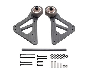 CARBON FIBER REAR WHEELIE BAR ARA320543 For 1/7 RC ARRMA MOJAVE 6S V2 EXB BLX TRUCK ARA7604V2T1 - RS-ARA320543B/V2