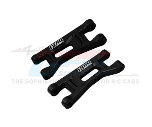 GPM LMB055 7075 ALLOY FRONT LOWER ARMS LOS-1768 FOR RC LOSI 1/24 Micro-B 2WD Buggy RTR LOS00007 - BLACK - LMB055-BK