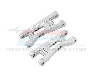 GPM LMB055 7075 ALLOY FRONT LOWER ARMS LOS-1768 FOR RC LOSI 1/24 Micro-B 2WD Buggy RTR LOS00007 - SILVER - LMB055-S