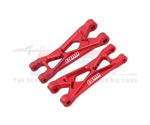 GPM LMB056 7075 ALLOY REAR LOWER ARMS LOS-1768 FOR RC LOSI 1/24 Micro-B 2WD Buggy RTR LOS00007 - RED - LMB056-R