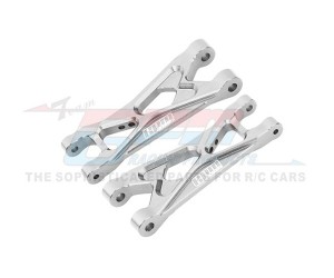 GPM LMB056 7075 ALLOY REAR LOWER ARMS LOS-1768 FOR RC LOSI 1/24 Micro-B 2WD Buggy RTR LOS00007 - SILVER - LMB056-S