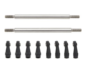 STAINLESS STEEL M4 TIE ROD LINKS 60 - 155mm FOR AXIAL RACING SCX10 CAPRA TRAXXAS TRX-4 TAMIYA CC-01 CC-02 CRAWLER TRUCK - RS-SSM4080