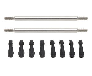 STAINLESS STEEL M4 TIE ROD LINKS 60 - 155mm FOR AXIAL RACING SCX10 CAPRA TRAXXAS TRX-4 TAMIYA CC-01 CC-02 CRAWLER TRUCK - RS-SSM4085