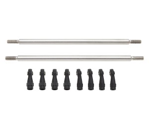 STAINLESS STEEL M4 TIE ROD LINKS 60 - 155mm FOR AXIAL RACING SCX10 CAPRA TRAXXAS TRX-4 TAMIYA CC-01 CC-02 CRAWLER TRUCK - 115mm - RS-SSM4115