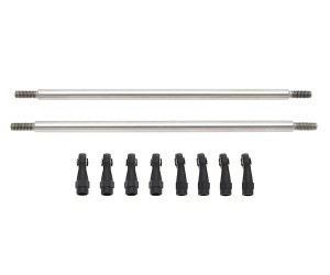 STAINLESS STEEL M4 TIE ROD LINKS 60 - 155mm FOR AXIAL RACING SCX10 CAPRA TRAXXAS TRX-4 TAMIYA CC-01 CC-02 CRAWLER TRUCK - 130mm - RS-SSM4130