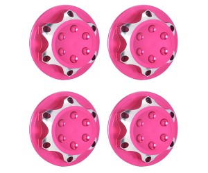 ALUMINUM 17mm LOCK NUT HEX FOR 1/7 1/8 ARRMA LOSI RC CAR BUGGY MONSTER - PINK - RS-LN17/PK