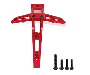 ALUMINUM CHASSIS BRACE SUPPORT 8921 FOR TRAXXAS 1/8 MAXX SLASH 1/10 MAXX WIDE MAXX RC MONSTER - RED - RS-TRX8921/RE