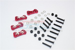 GPM GM028FR ALUMINIUM FRONT & REAR ADJUSTABLE DAMPER MOUNT G-MADE R1 ROCK BUGGY - GM028FR-R