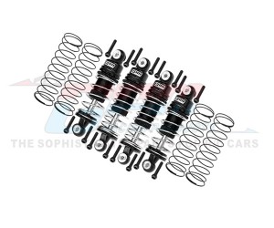 GPM LMB3236 ALLOY 6061 FRONT - 32mm & REAR - 36mm SHOCK SET LOS-1765 FOR LOSI 1/24 Micro-B 2WD Buggy RTR LOS00007 - BLACK - LMB3236-BK
