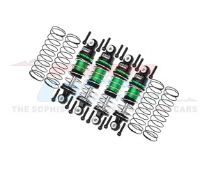 GPM LMB3236 ALLOY 6061 FRONT - 32mm & REAR - 36mm SHOCK SET LOS-1765 FOR LOSI 1/24 Micro-B 2WD Buggy RTR LOS00007 - GREEN - LMB3236-G
