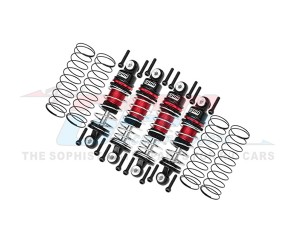GPM LMB3236 ALLOY 6061 FRONT - 32mm & REAR - 36mm SHOCK SET LOS-1765 FOR LOSI 1/24 Micro-B 2WD Buggy RTR LOS00007 - RED - LMB3236-R